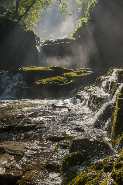 Sgwd Clun Gwyn Isaf, Powys